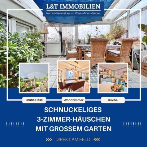 Schnuckeliges 3-Zimmer-Häuschen mit großem Garten, 65474 Bischofsheim, Einfamilienhaus